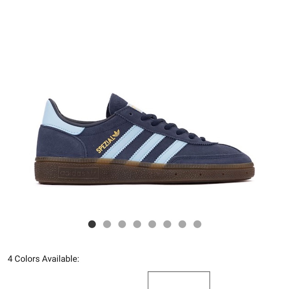 Adidas Spezial Navy and Light Blue Sneakers